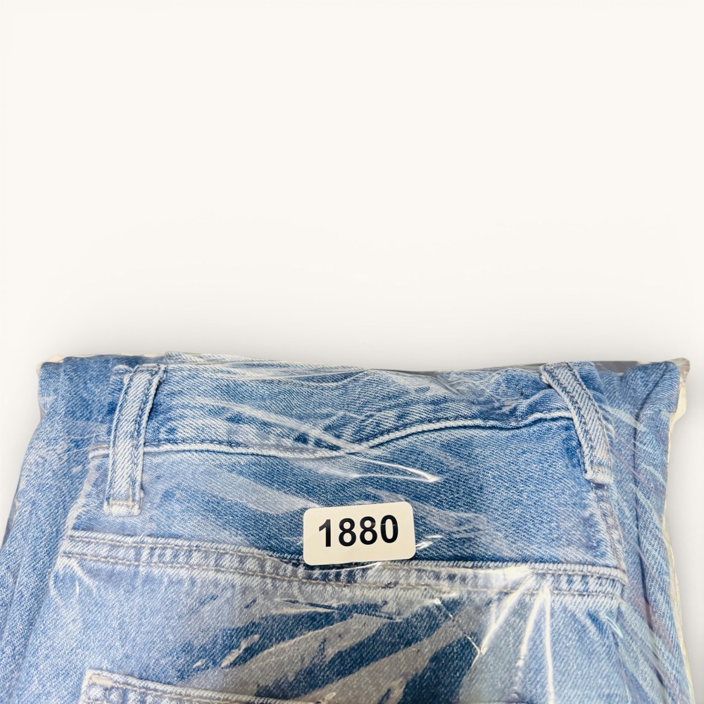 Uniglo Baggy High Waisted Womens Jeans Sz 10 Blue Medium Wash %100 Cotton Denim - Picture 13 of 13
